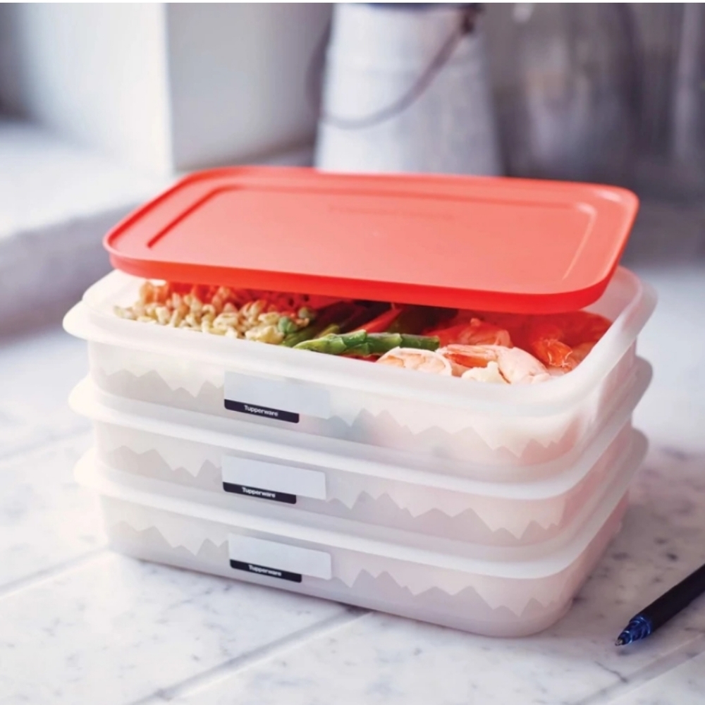 Tupperware Freezermates Plus Stackable Set New - Picture 2 of 3